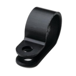 100 pcs : 211-60007 - CBL CLAMP P-TYPE BLACK FASTENER