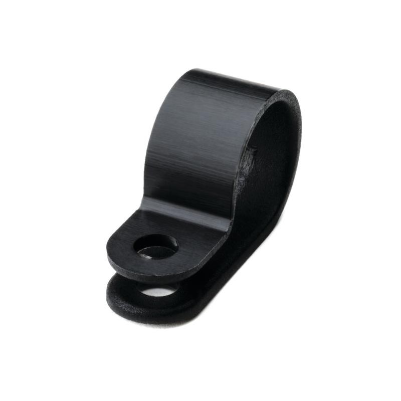 100 pcs : 211-60007 - CBL CLAMP P-TYPE BLACK FASTENER