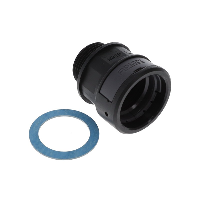 1 pcs : ASPA-29N06PB - FIPLOCK, FITTING STRAIGHT, NW29,