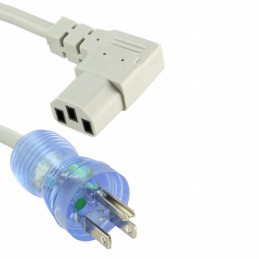 1 pcs : 240002-06 - CRD 18AWG NEMA5-15P - C13 RA 8'