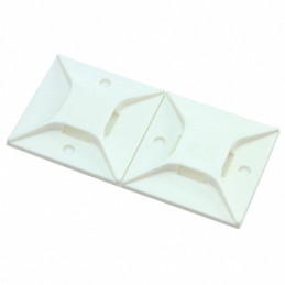 1 pcs : ABM112-S6-C - CABLE TIE HLDR QUAD SCREW 6 WHT