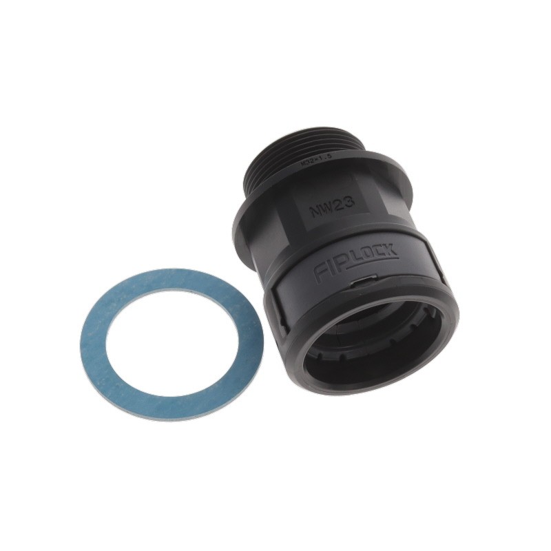 1 pcs : ASPA-23M32PB - FIPLOCK, FITTING STRAIGHT, NW23,