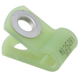 1 pcs : NM-3-R3 - CBL CLAMP P-TYPE GREEN FASTENER