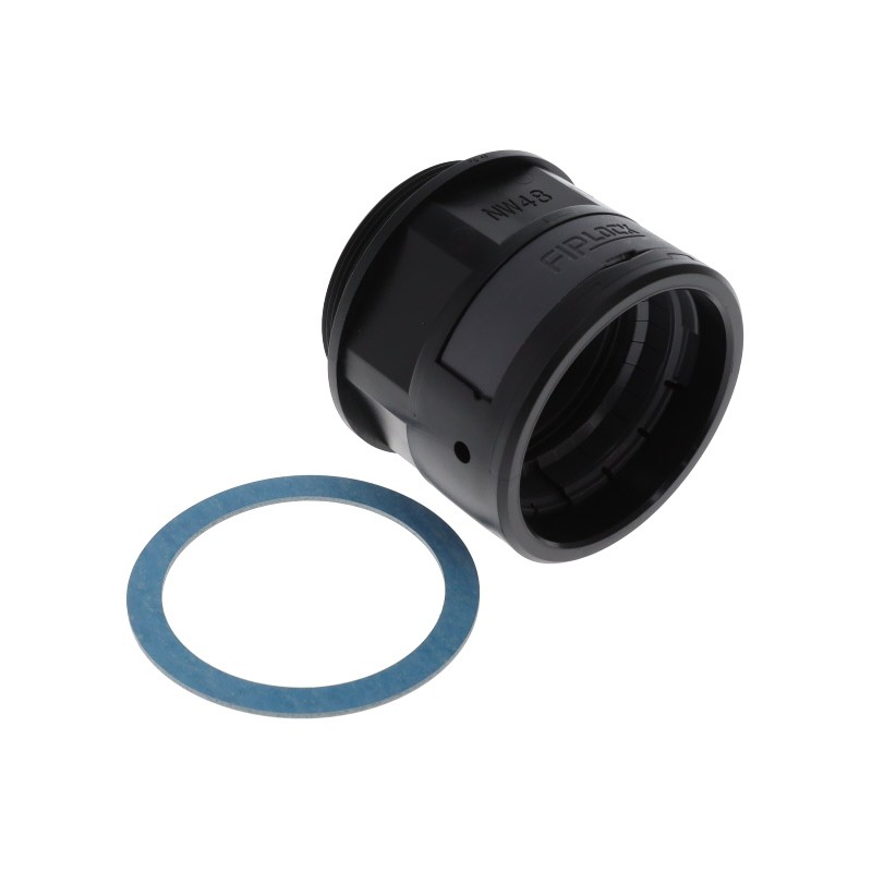 1 pcs : ASPA-48P48PB-13 - FIPLOCK, FITTING STRAIGHT, NW48,