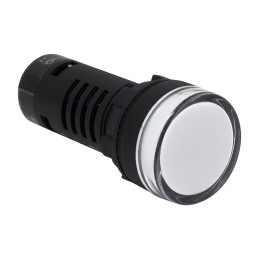 1 pcs - RS PRO, Panel Mount Red/Green LED Indicator, 22mm Cutout, IP65, Round, 230V ac/dc