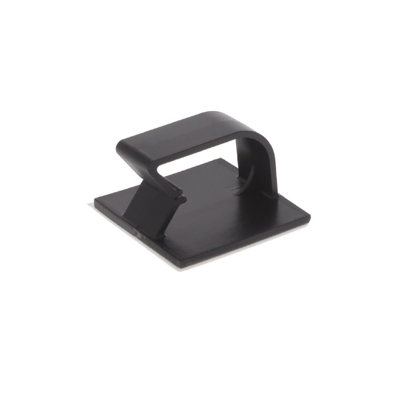 1 pcs : BEC75-A-T20 - CBL CLIP WIRE SADDLE BLACK ADH