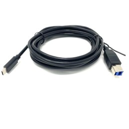 1 pcs : USBCM303M0USBBMMBKR - CABLE B PLUG TO C PLUG 9.84'