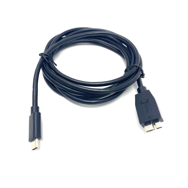 1 pcs : USBCM303M0MICBMMBKR - CABLE MCR B PLUG TO C PLUG 9.84'