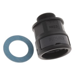 1 pcs : ASPA-23M25PB - FIPLOCK, FITTING STRAIGHT, NW23,