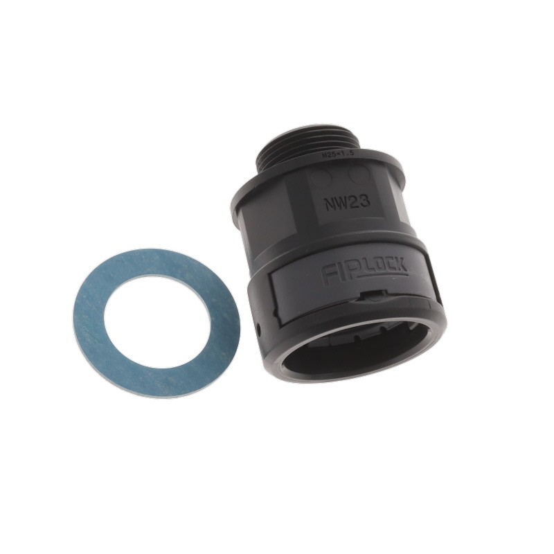 1 pcs : ASPA-23M25PB - FIPLOCK, FITTING STRAIGHT, NW23,