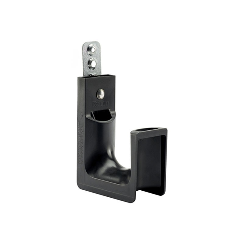 1 pcs : JP2WP2B-L20 - CBL SPRT J-HOOK BLACK WALL MNT