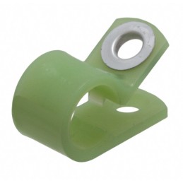 1 pcs : NM-7-R7 - CBL CLAMP P-TYPE GREEN FASTENER