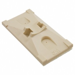 1 pcs : CTB2X1BGA-C - CABLE TIE HLDR SNGLE ADH BEIGE