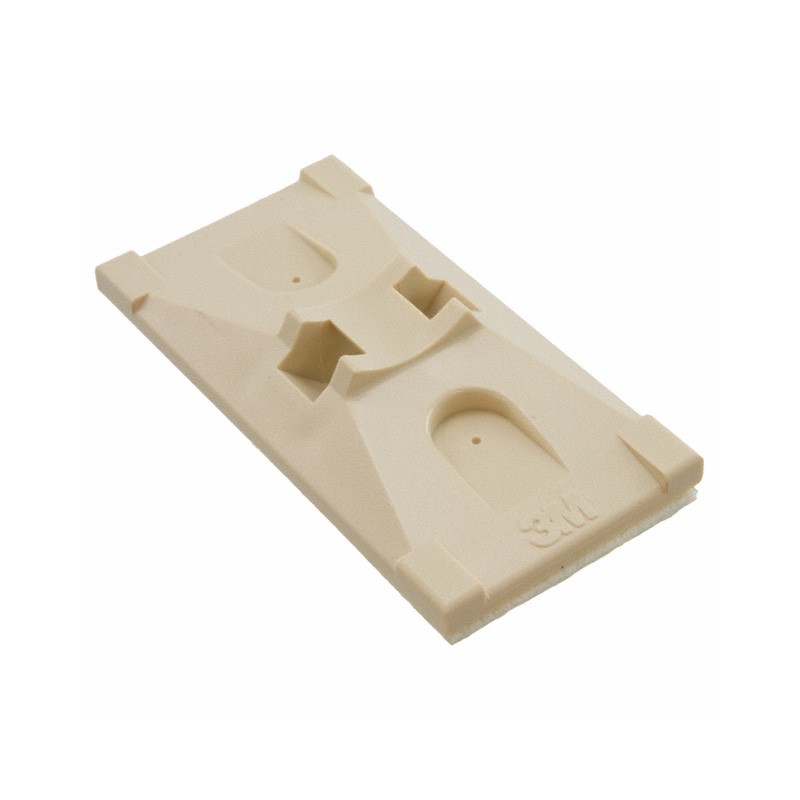 1 pcs : CTB2X1BGA-C - CABLE TIE HLDR SNGLE ADH BEIGE