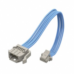 1 pcs : T1PST-06-28-GF-12.0-A-T3 - CBL 1MM 6POS PNL MNT M TO F