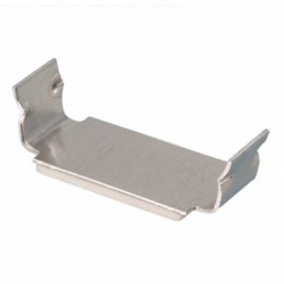 1 pcs : AFCC-12 - CBL CLIP FLAT C-TYPE SILVER ADH