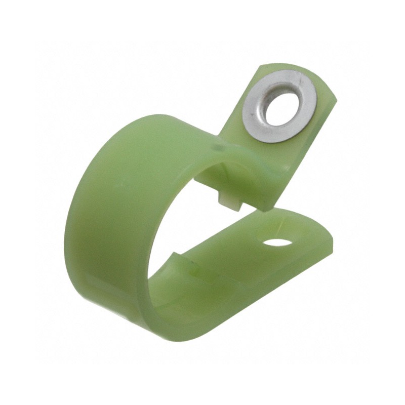 1 pcs : NM-12-R12 - CBL CLAMP P-TYPE GREEN FASTENER