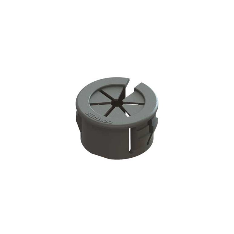 1 pcs : PGSC-1422A - BUSHING SPLIT 0.563' NYLON BLACK