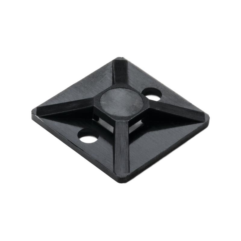 1 pcs : MB30C2 - CABLE TIE HLDR QUAD SCREW 4 BLK