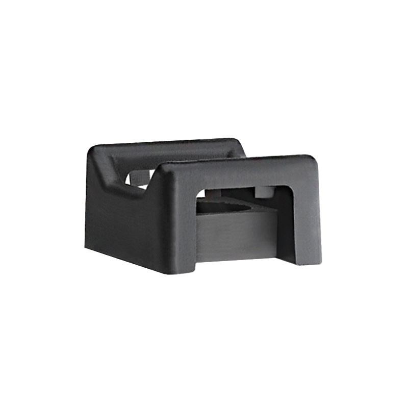 1 pcs : HVTM-06-C0 - CABLE TIE HLDR DUAL SCRW 12 BLK