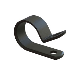 1 pcs : N-11B-BK - CBL CLAMP P-TYPE BLACK FASTENER