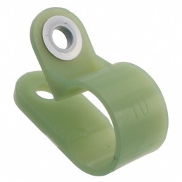 1 pcs : NM-10-F10 - CBL CLAMP P-TYPE GREEN FASTENER