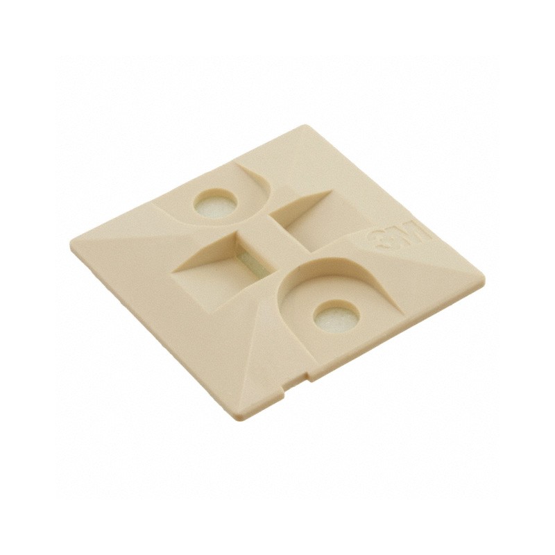 1 pcs : CTB1X1BGA-C - CABLE TIE HLDR SNGLE ADH BEIGE