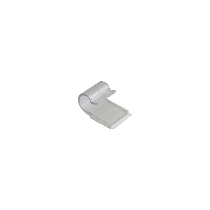 1 pcs : MKKJ-3-RT - CBL CLIP J-TYPE CLEAR ADHESIVE