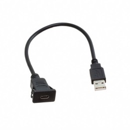 1 pcs : 4052 - CABLE C RCPT TO A PLUG 0.98'