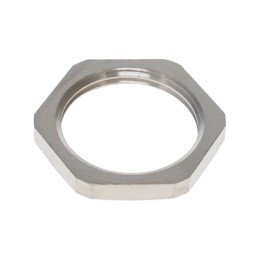 1 pcs : NTBN-M25 - FIPLOCK, LOCKNUT, M25X1.5, BRASS