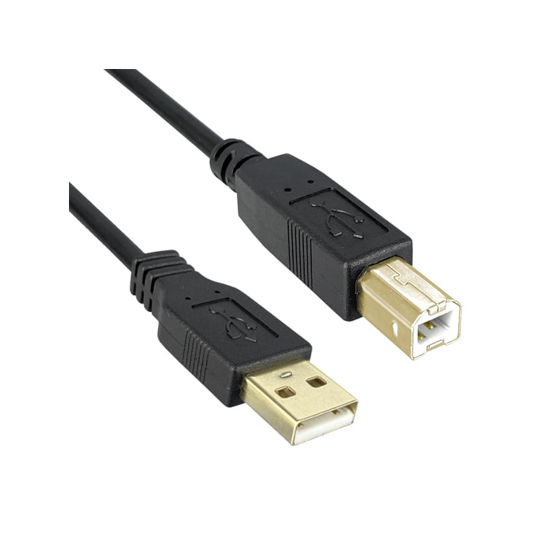 1 pcs : 3021019-16 - CBL USB2.0 A PLUG TO B PLUG 16'