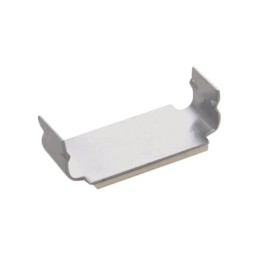 1 pcs : AFCC-32 - CBL CLIP FLAT C-TYPE SILVER ADH