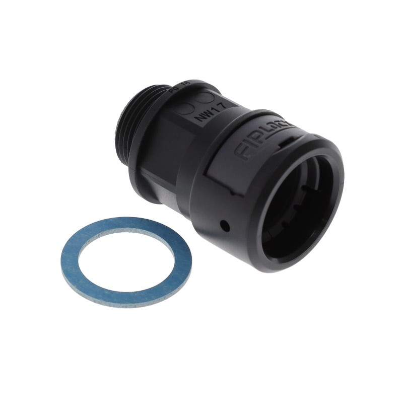 1 pcs : ASPA-17P16PB-11 - FIPLOCK, FITTING STRAIGHT, NW17,