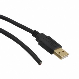 1 pcs : 3021023-16 - CBL USB2.0 A PLUG TO OPEN 16'