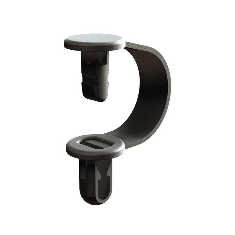 1 pcs : RSC-4-01 - CBL CLIP BENDABLE BLACK PUSH IN