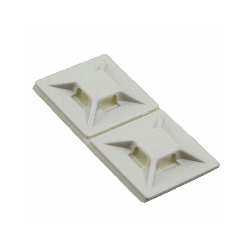 2 pcs : ABMM-A-D - CABLE TIE HLDR QUAD ADH 2QTY2