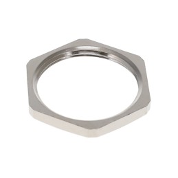 1 pcs : NTBN-P21 - FIPLOCK, LOCKNUT, PG21, BRASS-NI