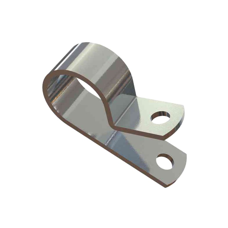 1 pcs : AL10A - CBL CLAMP P-TYPE SILVER FASTENER