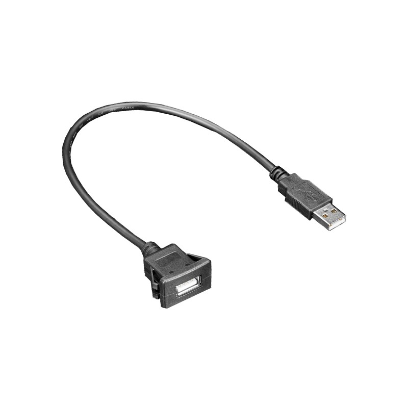 1 pcs : 4055 - CBL USB2.0 A RCPT TO A PLG 0.98'