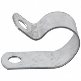 1 pcs : 8106 - CBL CLAMP P-TYPE SILVER FASTENER