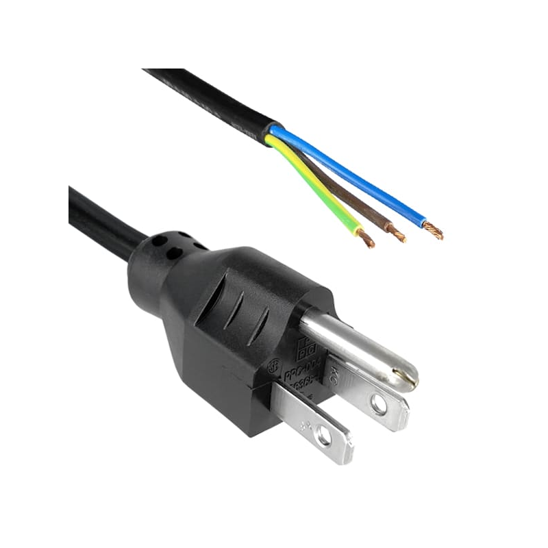 1 pcs : 311024-01 - CORD 14AWG NEMA5-15P - CBL 6.56'