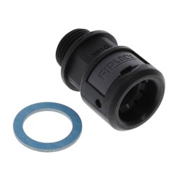 1 pcs : ASPA-10N01PB - FIPLOCK, FITTING STRAIGHT, NW10,