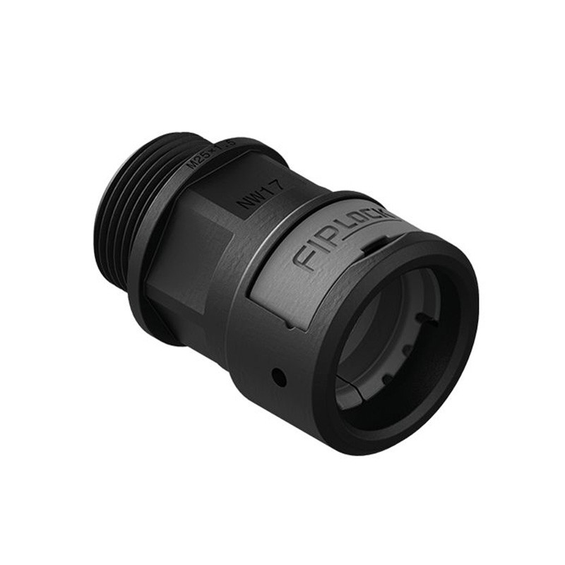 1 pcs : ASPA-07M12PB - FIPLOCK, FITTING STRAIGHT, NW07,