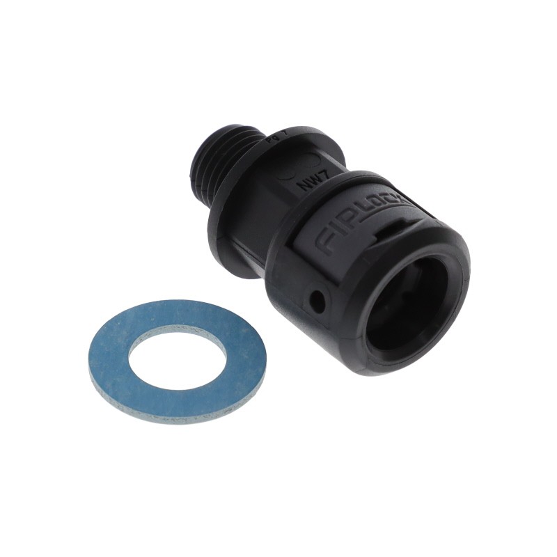 1 pcs : ASPA-07P07PB-11 - FIPLOCK, FITTING STRAIGHT, NW07,