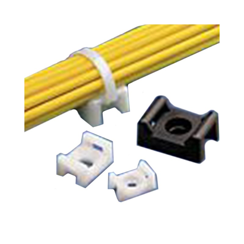 1 pcs : TM3S10-M30 - CABLE TIE HLDR DUAL SCRW 10 BLK