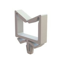 1 pcs : WWS-A-2-19 - CBL CLIP WIRE SADDLE NAT ARROW