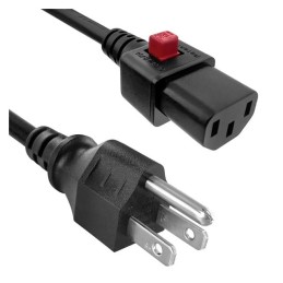 1 pcs : 512004-01 - NEMA 5-15P TO Q-SECURE LOCKING I