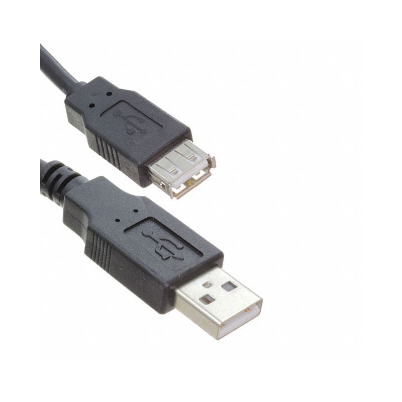 1 pcs : CA-USB-AM-AF-6FT - CBL USB2.0 A RCPT TO A PLUG 6'