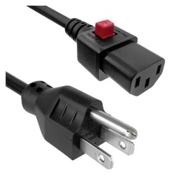 1 pcs : 512007-01 - NEMA 5-15P TO Q-SECURE LOCKING I