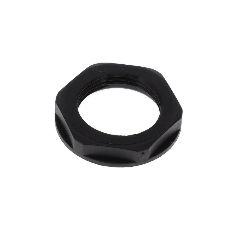 1 pcs : NTPA-P16B - FIPLOCK, LOCKNUT, PG16, BLACK